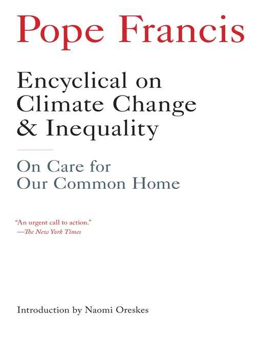 Title details for Encyclical on Climate Change and Inequality by Pope Francis - Available